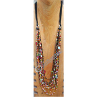 Necklace, Made From Glassbeads