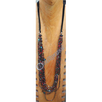Necklace, Made From Glassbeads