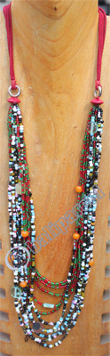 Necklace, Made From Glassbeads