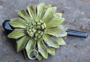 Hair Clip, Made From Snake Skin