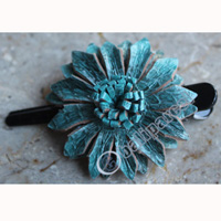 Hair Clip, Made From Snake Skin