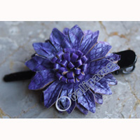 Hair Clip, Made From Snake Skin