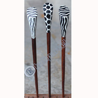 Wooden Handpainted Hair Ornament 