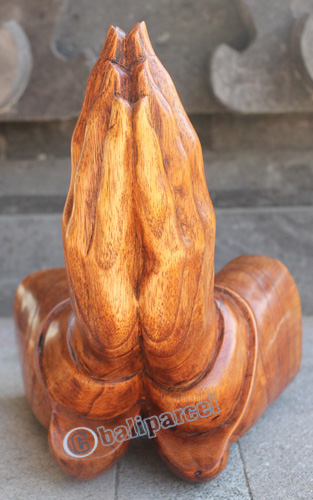 Wooden Hand, Handcrafted From Hibiscus Wood
