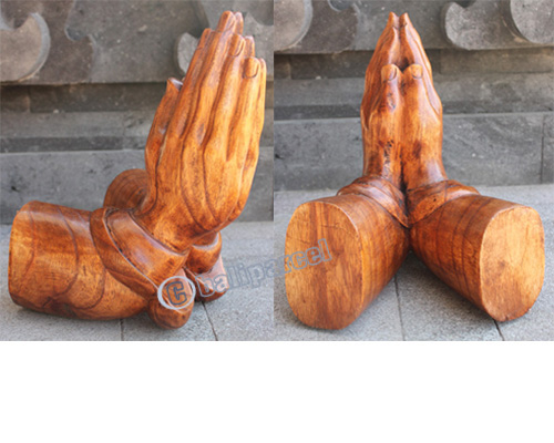 Wooden Hand, Handcrafted From Hibiscus Wood