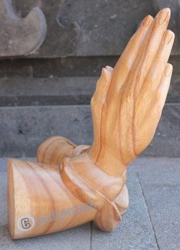 Wooden Hand, Handcrafted From Hibiscus Wood