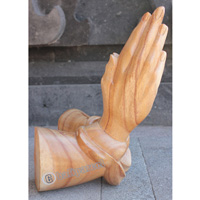 Wooden Hand, Handcrafted From Hibiscus Wood
