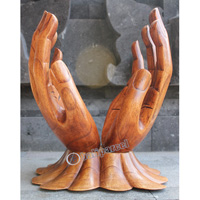 Wooden Hand, Handcrafted From Hibiscus Wood