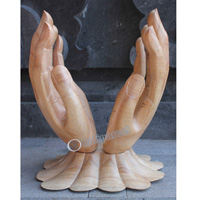 Wooden Hand, Handcrafted From Hibiscus Wood