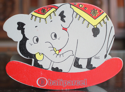 Wooden Elephant Coin Box, Hand Carved From Albesia Wood