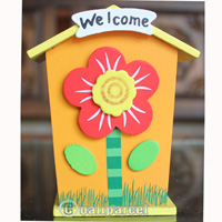 Wooden House Coin Box, Hand Carved From Albesia Wood