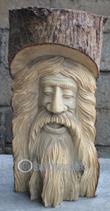 Wooden Abstract Stool Hand Carved From Jempinis Wood