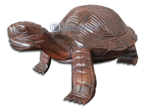 Wooden Turtle, Hand Carved From Sono Wood 