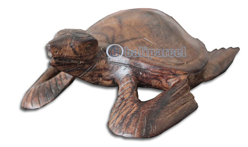 Wooden Turtle, Hand Carved From Sono Wood