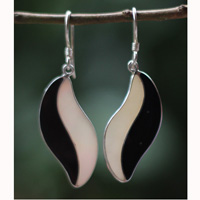 Earring Silver With Shell 