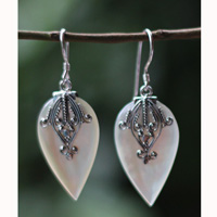 Earring Silver With Shell