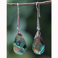 Earring Silver With Shell