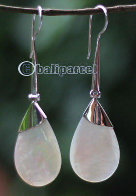 Earring Silver With Shell