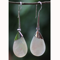 Earring Silver With Shell