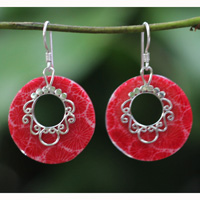 Earring Silver With Shell