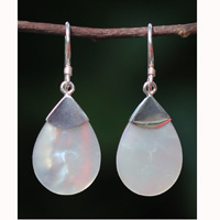 Earring Silver With Shell