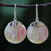 Earring Silver With Shell
