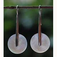 Earring Silver With Shell