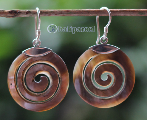 Earring Silver With Shell