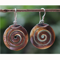 Earring Silver With Shell