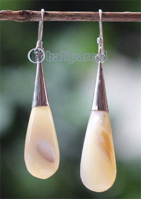 Earring Silver With Resin