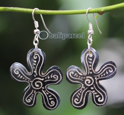 Earring Bone Carving