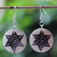 Earring Bone Carving