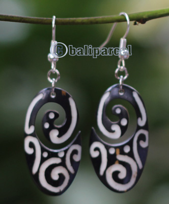 Earring Bone Carving