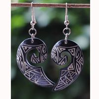 Earring Bone Carving