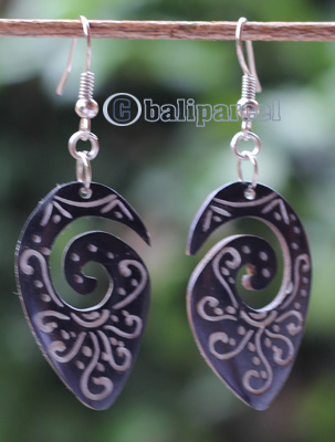 Earring Bone Carving