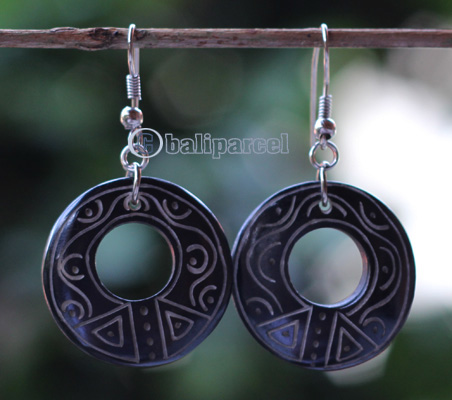 Earring Bone Carving