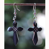 Earring Bone Carving