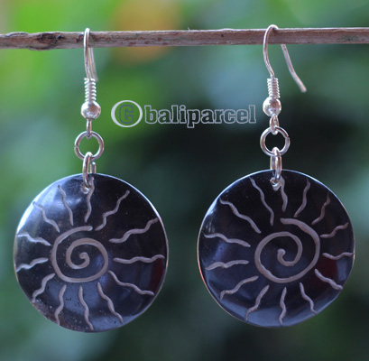 Earring Bone Carving