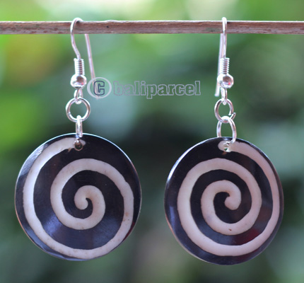 Earring Bone Carving