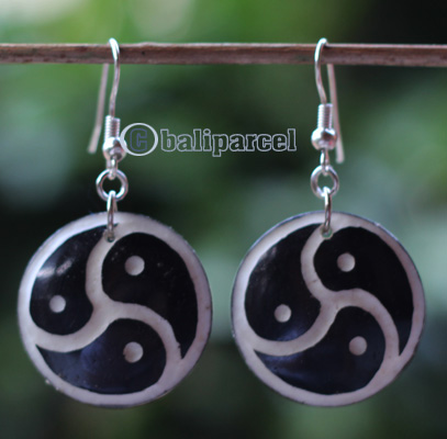 Earring Bone Carving