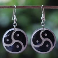 Earring Bone Carving