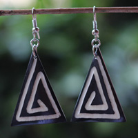 Earring Bone Carving