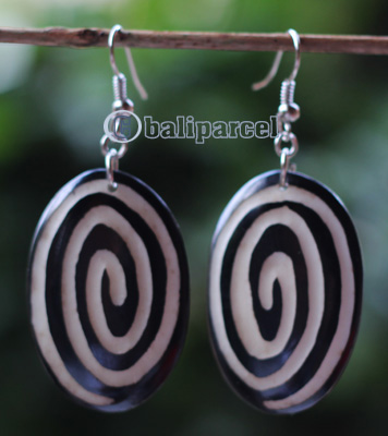 Earring Bone Carving