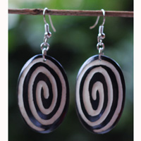 Earring Bone Carving