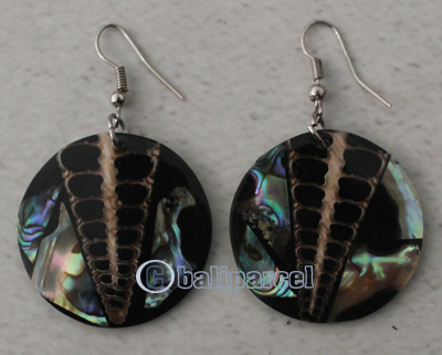 Earring Shell With Resin