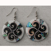 Earring Shell With Resin