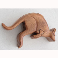 Wooden Box, Hand Carved From Suar Wood