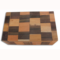 Wooden Box, Hand Carved From Suar Wood