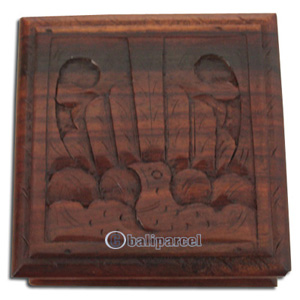 Wooden Box, Hand Carved From Sono Wood