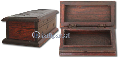 Wooden Box, Hand Carved From Sono Wood